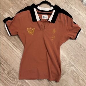 Never been worn. Vivian Westwood fitted polo top.